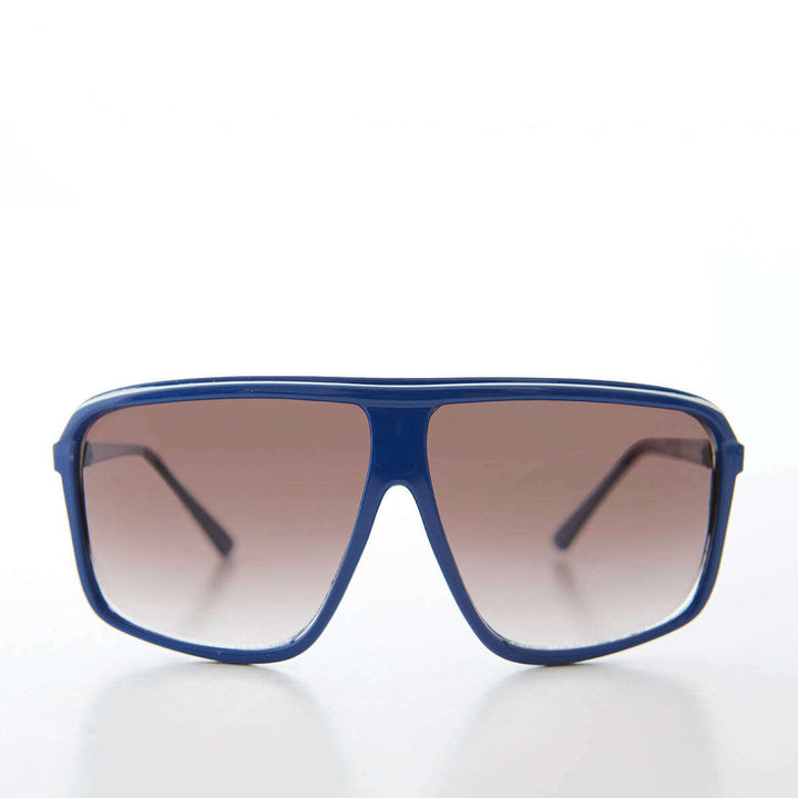 Large Square Aviator Vintage Sunglasses - Kreski