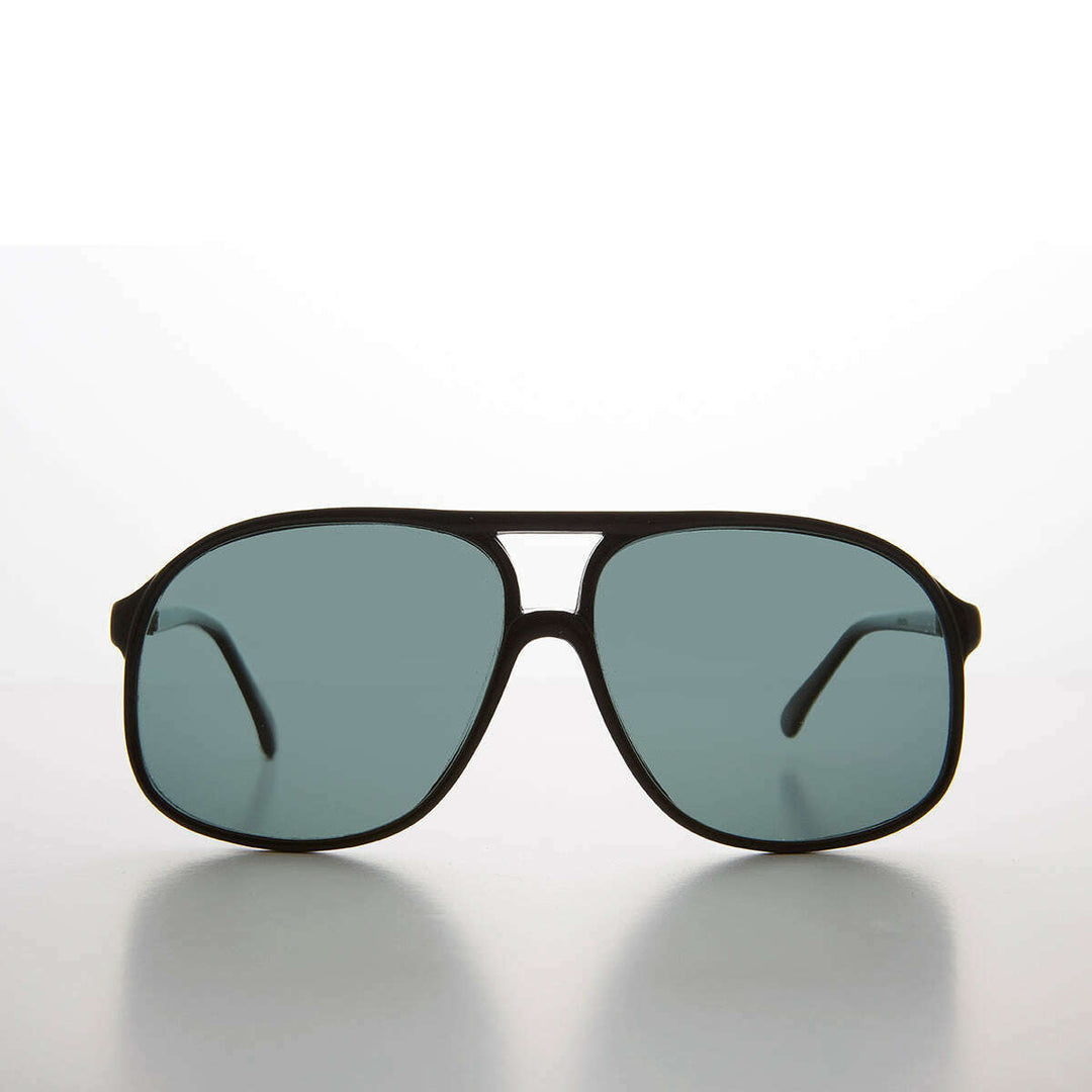 Large Square Polarized 80s Aviator Sunglass - Kyoto