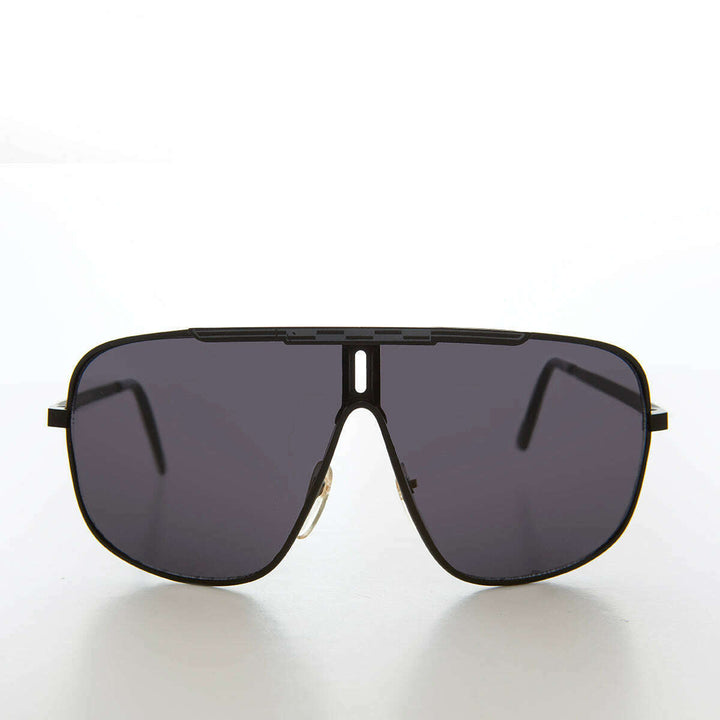 Large Square Vintage Pilot Sunglasses - Tucker
