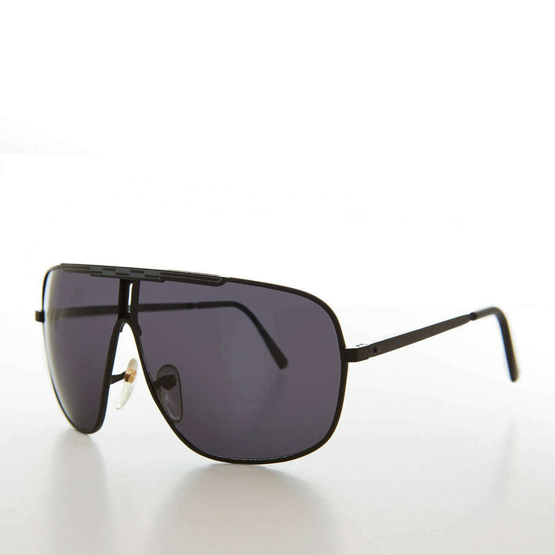 Large Square Vintage Pilot Sunglasses - Tucker