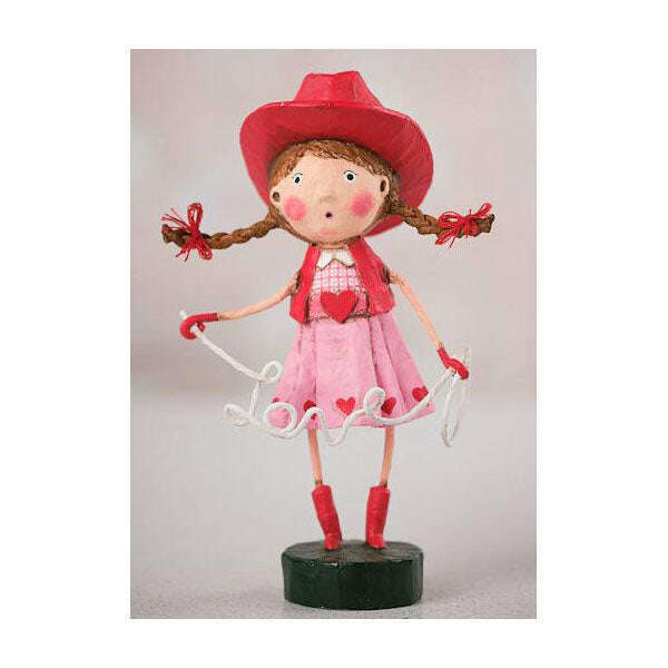 Lassoed by Love Valentine's Day Figurine by Lori Mitchell – view 2