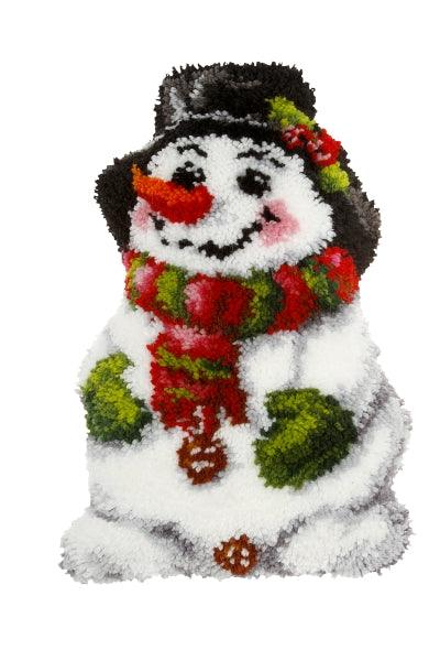Latch hook cushion kit "Snowman" 4051