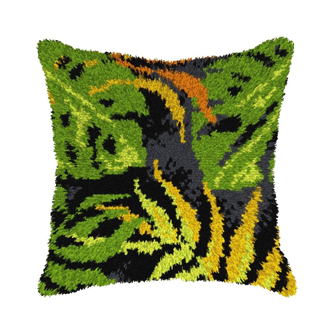 Latch-hook Kit on canvas Leaves 4152