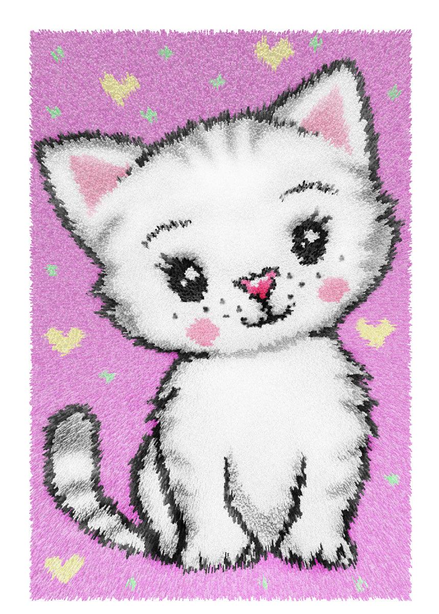 Latch-hook rug kit Kitty 4234