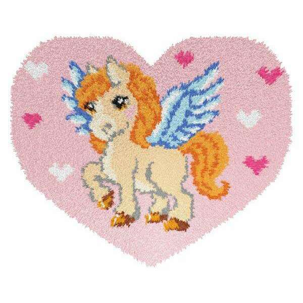 Latch hook rug kit "Pegasus" 4171