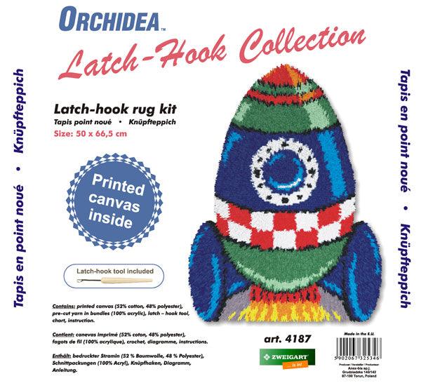 Latch hook rug kit "Spaceship" 4187