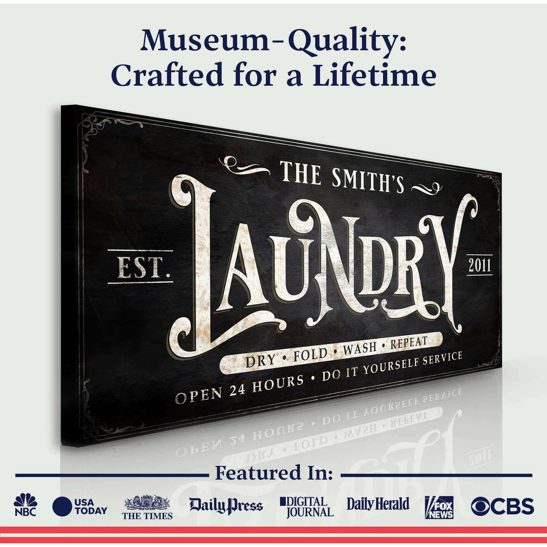 Laundry Sign IV