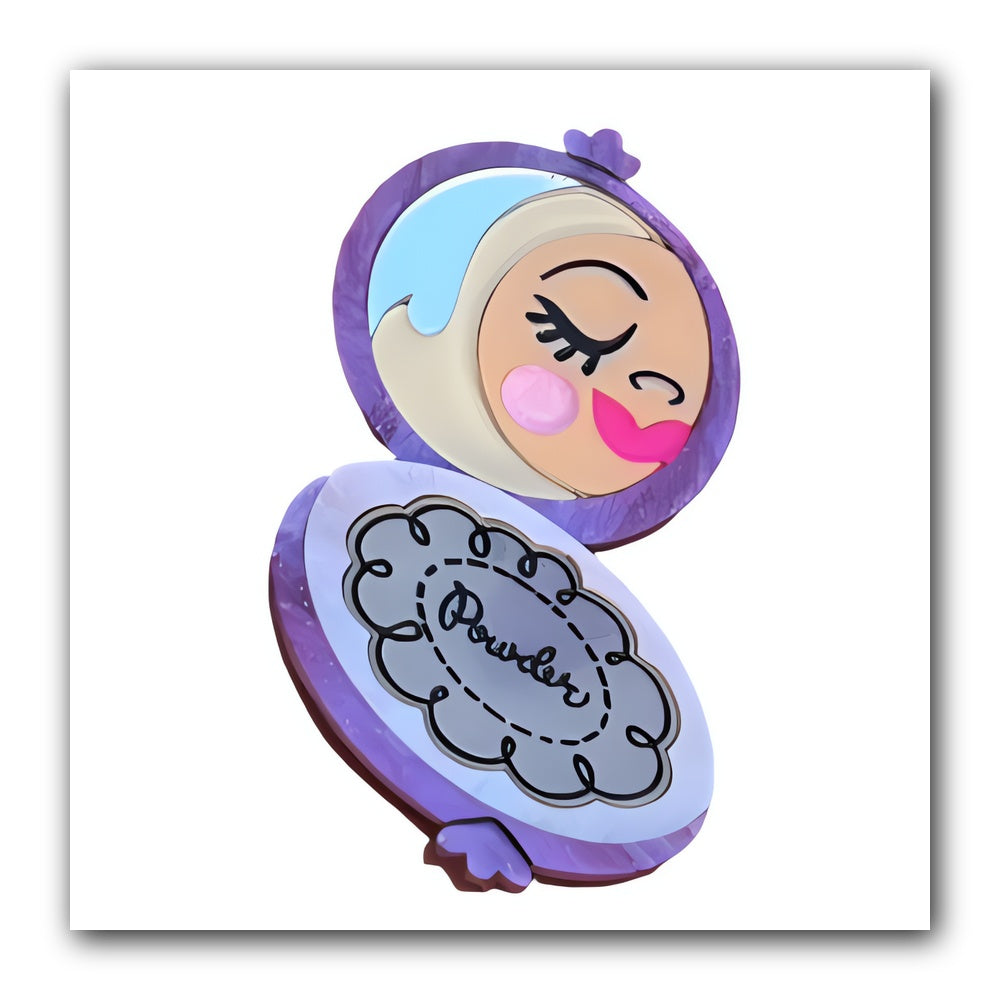 Secret Admirer Brooch LILAC by Asia Ellington x Lipstick & Chrome — Vintage Love Letter Pin