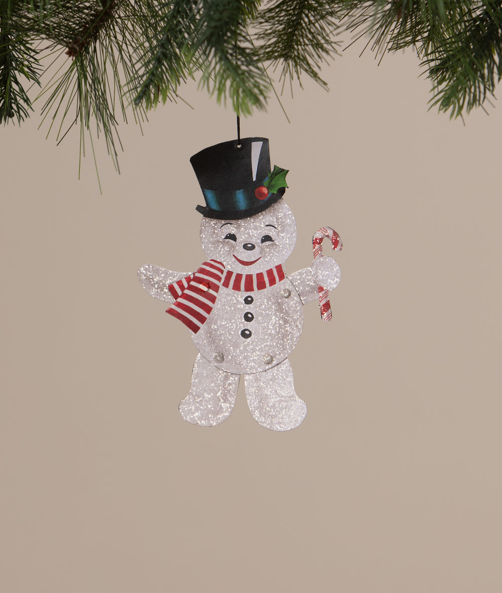 Retro Rockin' Snowman Ornament by Bethany Lowe Designs, image 2