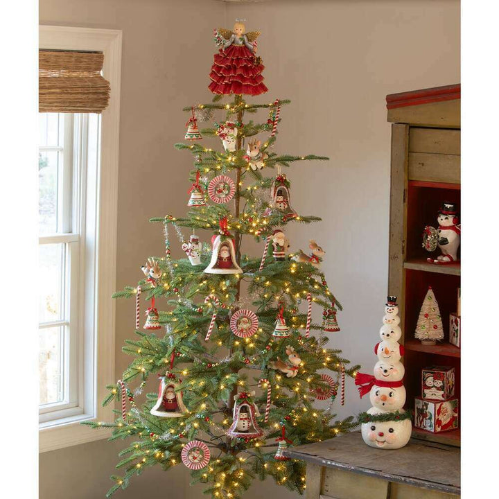 Leaping High Reindeer Clip Ornament by Bethany Lowe – view 5