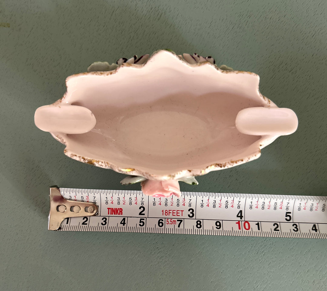 Lefton trinket dish length measurement