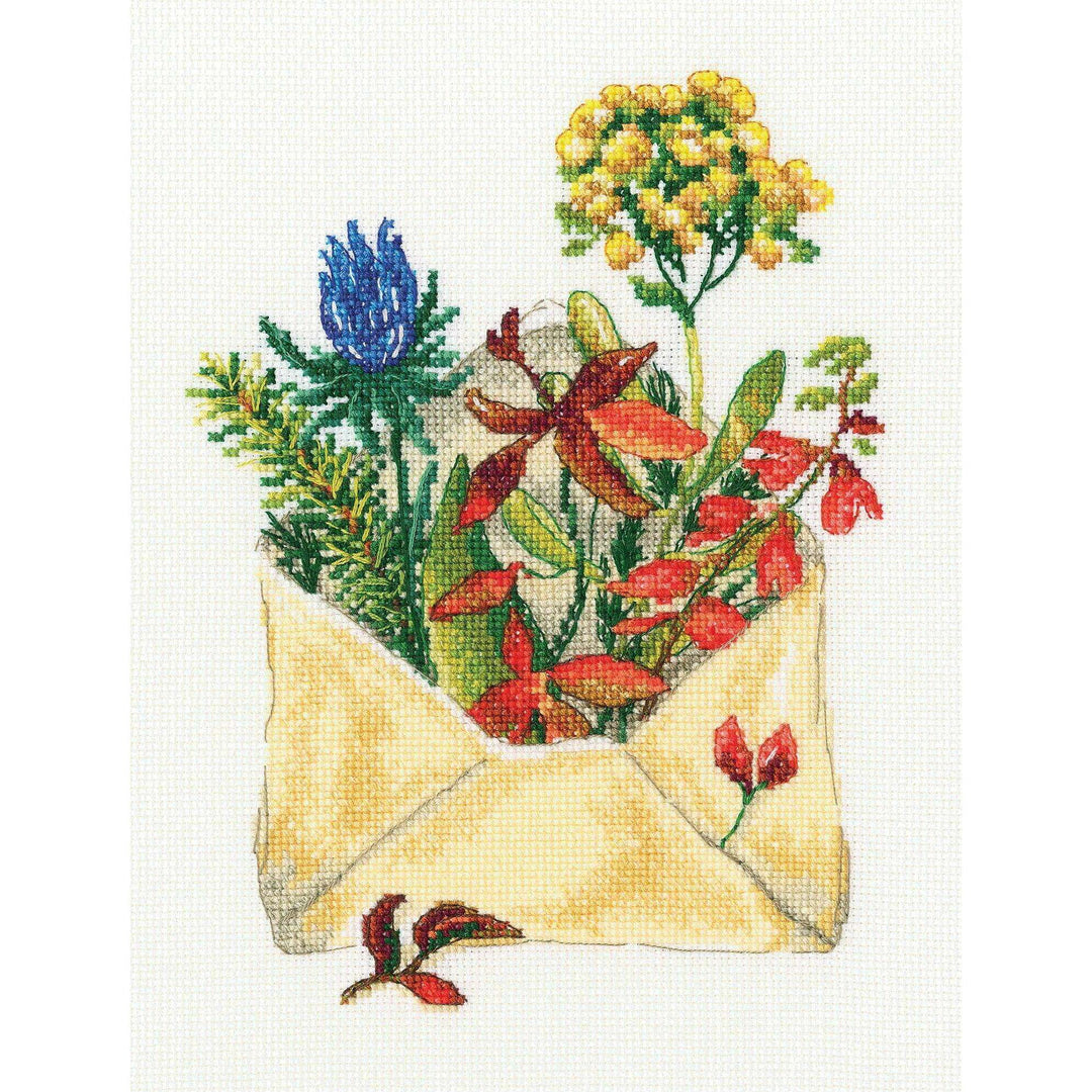 Letter from the forest M768 Counted Cross Stitch Kit