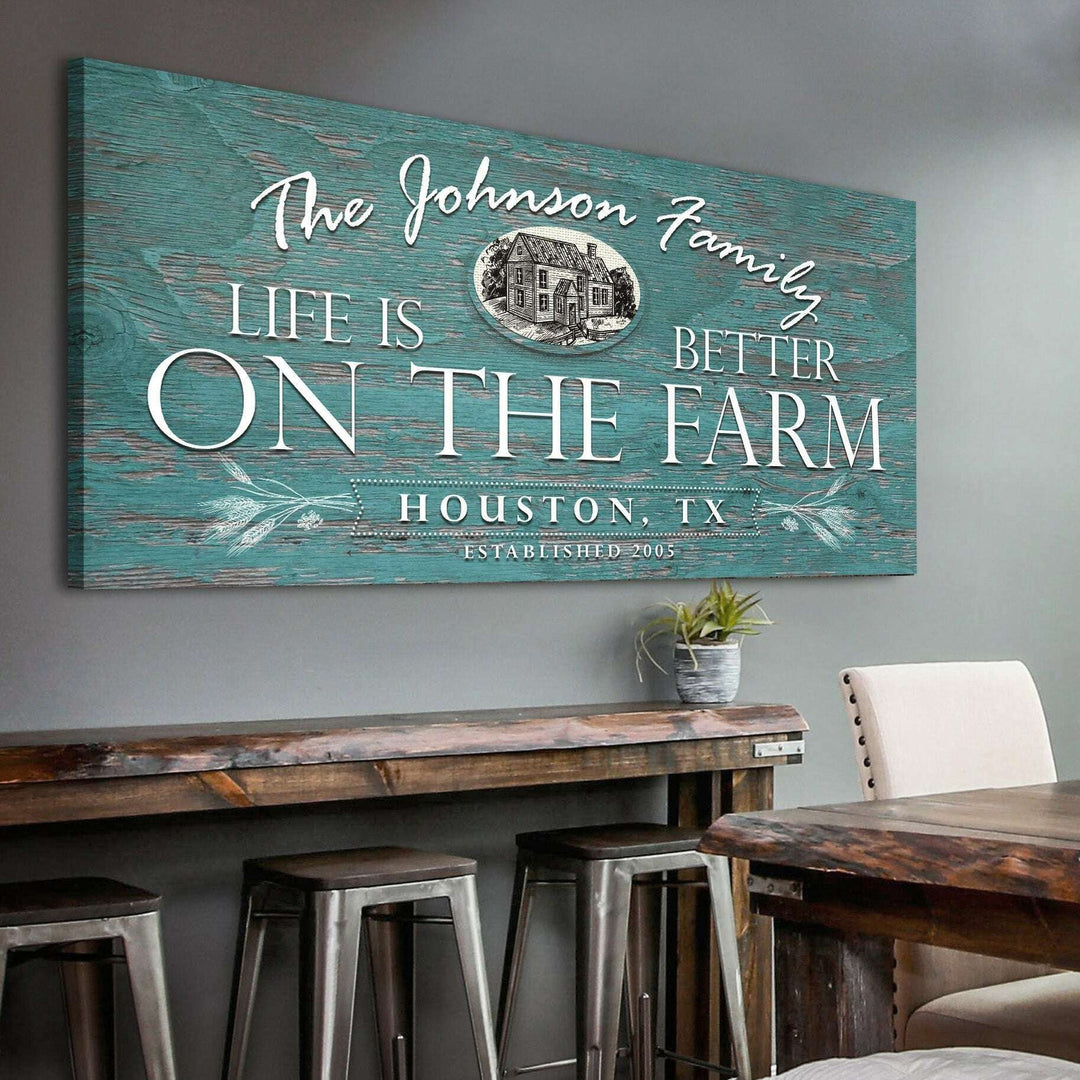 Life Is Better On The Farm Sign VI