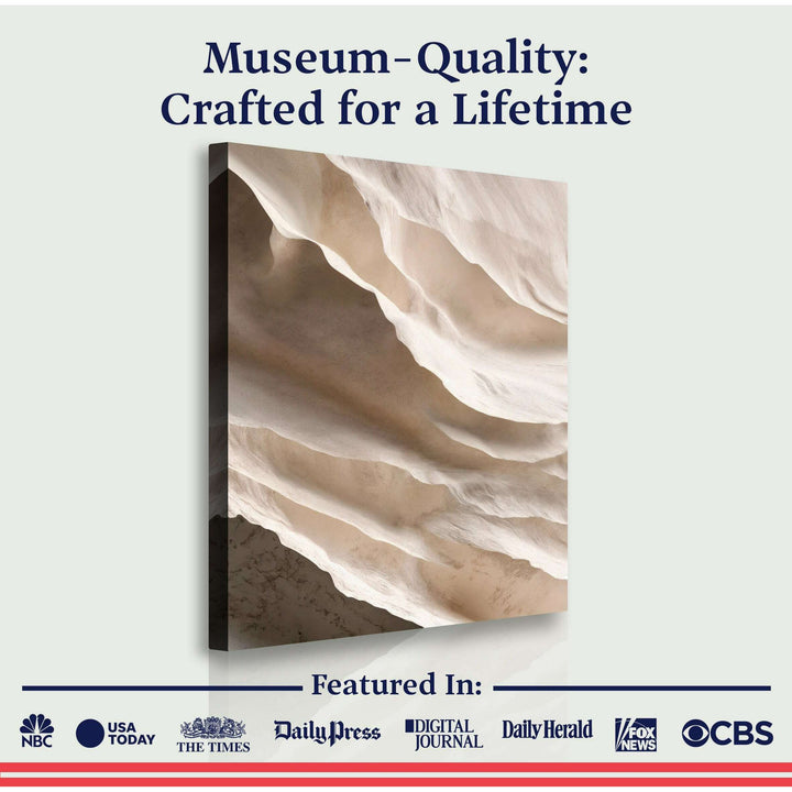 Light Neutral Impasto Wall Art