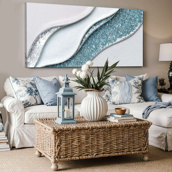 Lighter Waves Wall Art