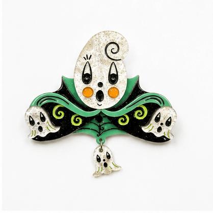 Garden Gus Ghostie Bells Brooch by Johanna Parker x Lipstick & Chrome – view 3
