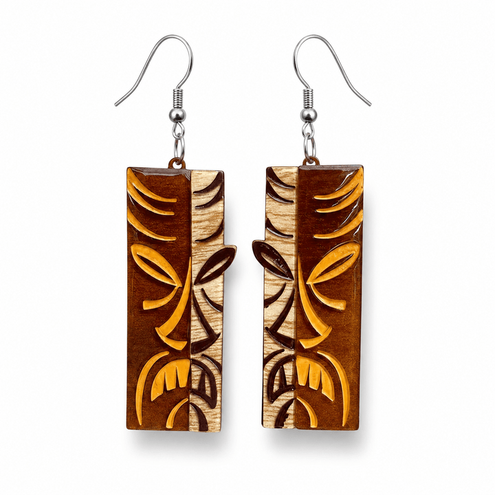 Tiki Totem Earrings by Miss Fluff x Lipstick & Chrome
