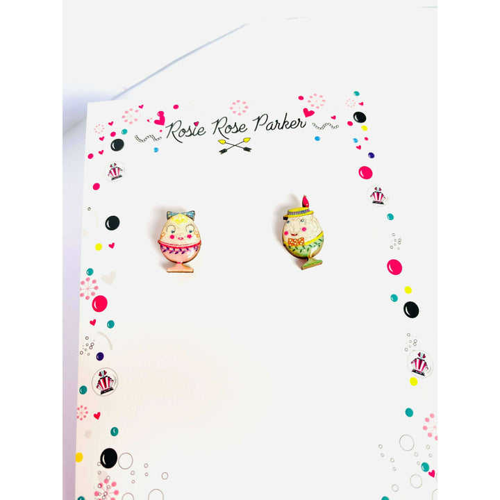 Little Easter Egg Studs by Rosie Rose Parker