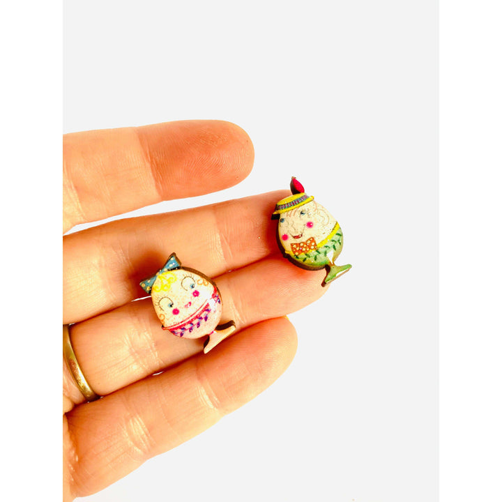 Little Easter Egg Studs by Rosie Rose Parker