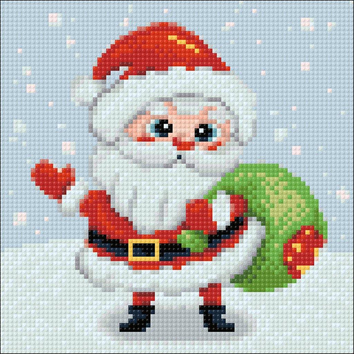 Little Santa CS2697 7.9 x 7.9 inches Crafting Spark Diamond Painting Kit
