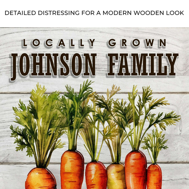 Locally Grown Carrot Patch Sign