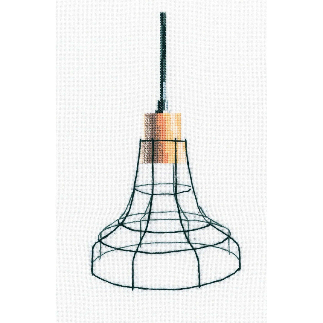 Loft-styled lamp M801 Counted Cross Stitch Kit