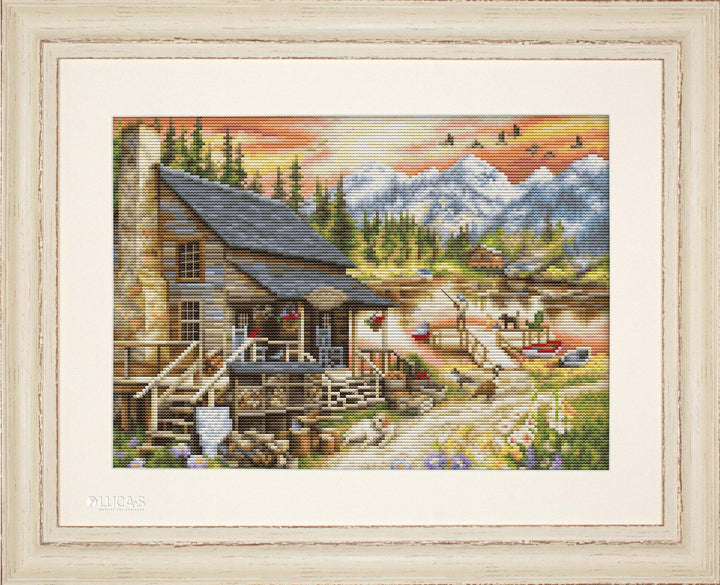 Log Cabin BU5020L Counted Cross-Stitch Kit