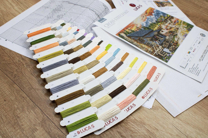 Log Cabin BU5020L Counted Cross-Stitch Kit