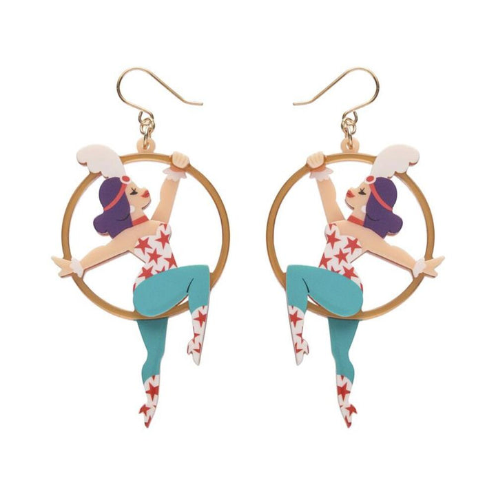 Loop De Hoop Drop Earrings by Erstwilder 