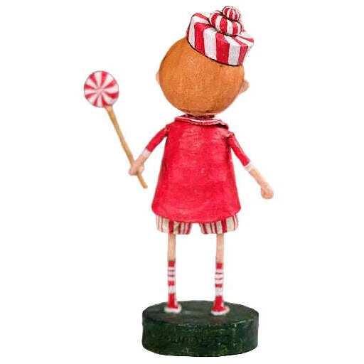 Peppermint Pete Christmas Figurine by Lori Mitchell – view 3
