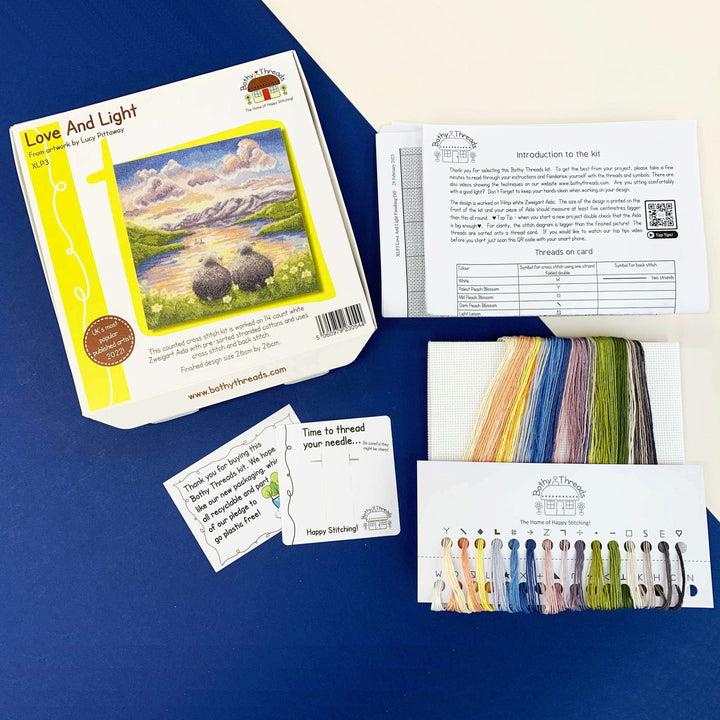 Love and Light XLP3 Counted Cross Stitch Kit