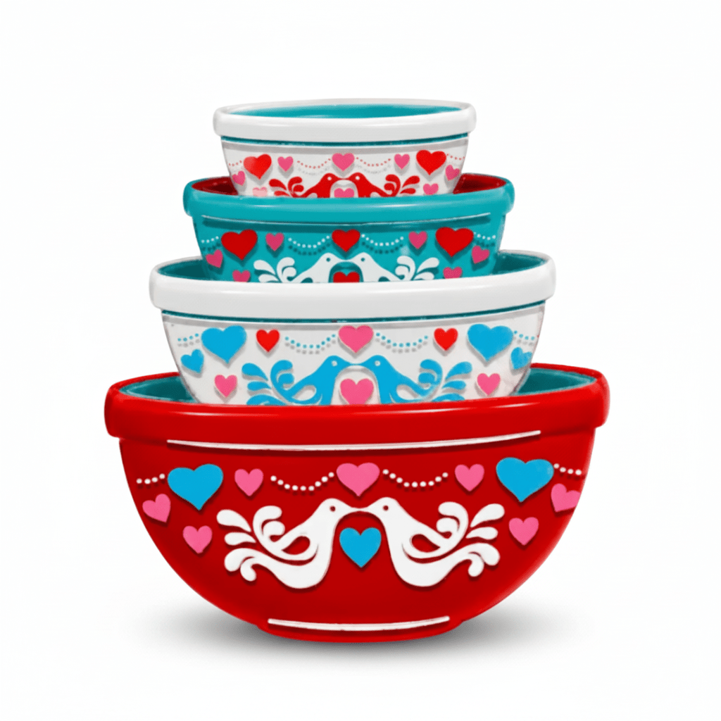 Lovebirds Nesting Bowls Brooch by Lipstick & Chrome – view 2