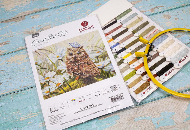 Lucky Owl B7011L Counted Cross-Stitch Kit