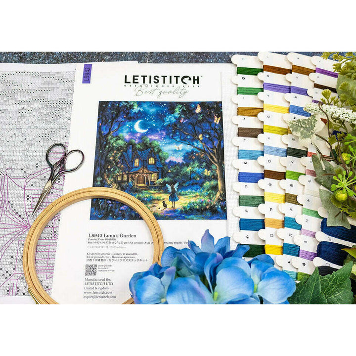 Luna's Garden L9942 Counted Cross Stitch Kit
