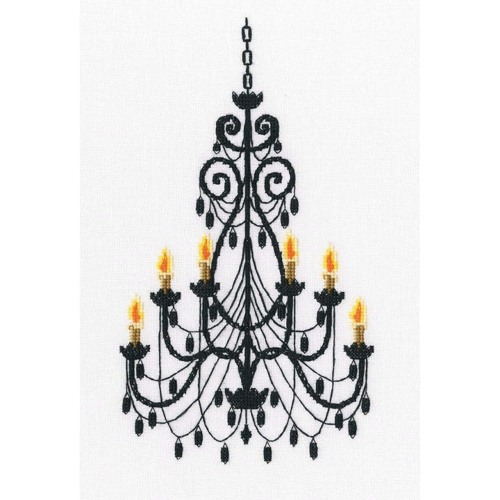 Luxurious chandelier M802 Counted Cross Stitch Kit