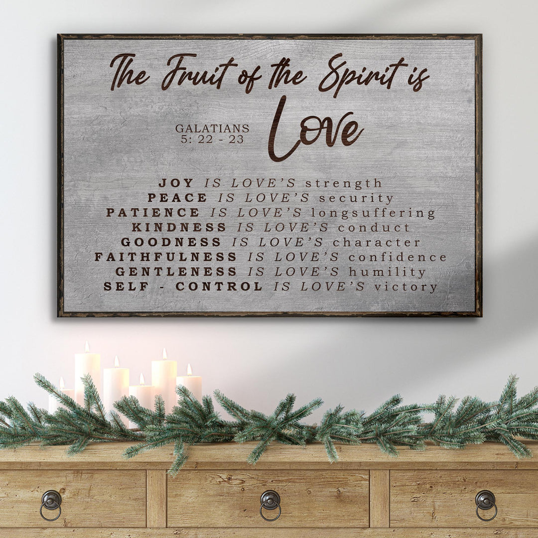 Galatians 5:22-23 - The Fruit Of The Spirit Sign III