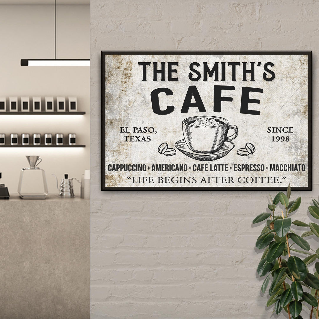 Cafe Sign IV