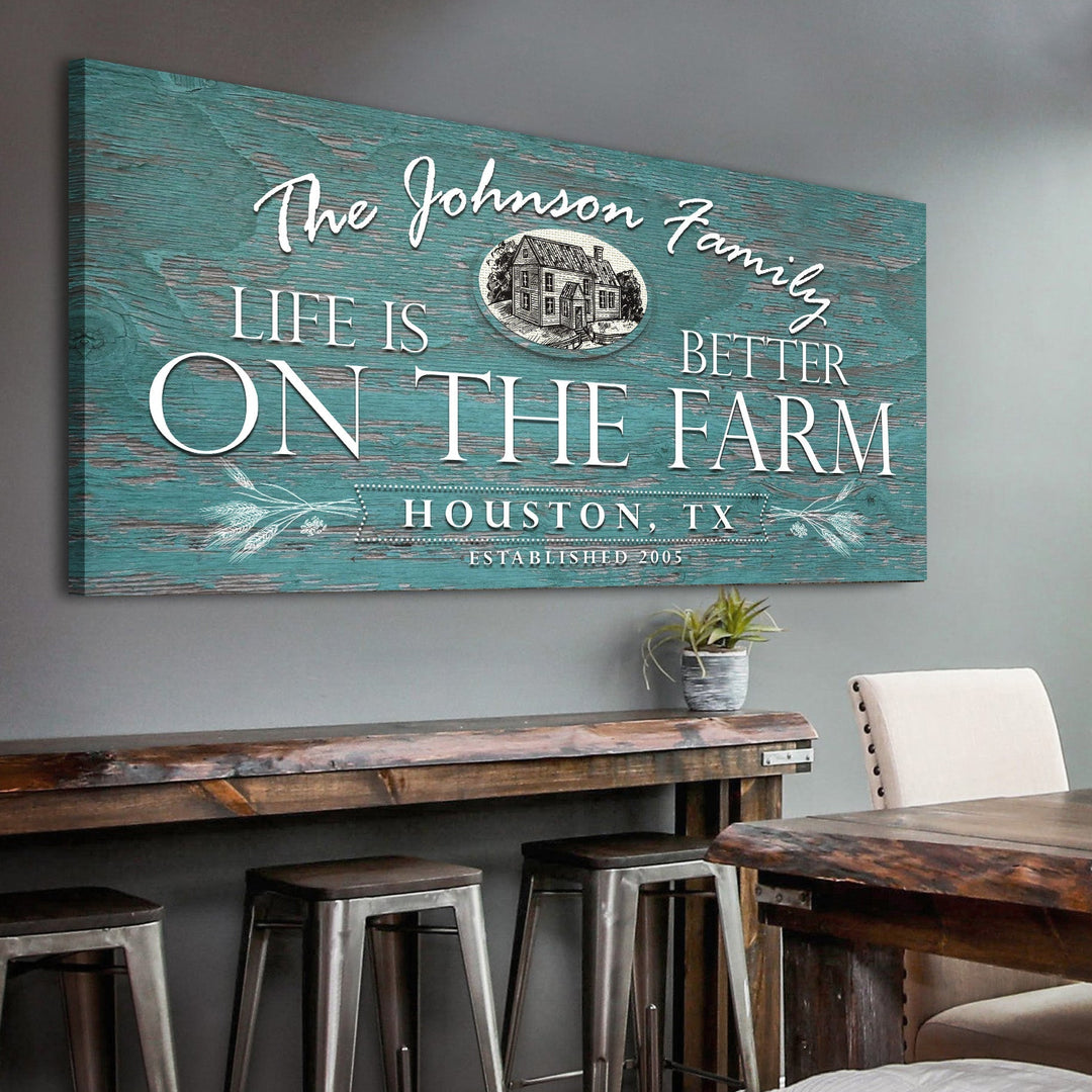 Life Is Better On The Farm Sign VI