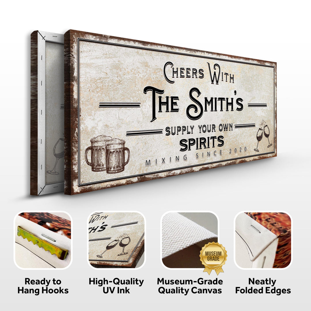 Supply Your Own Spirits Bar Sign