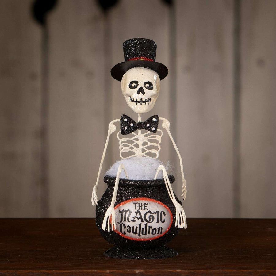 Magic Cauldron Skeleton by Bethany Lowe Designs, halloween decor