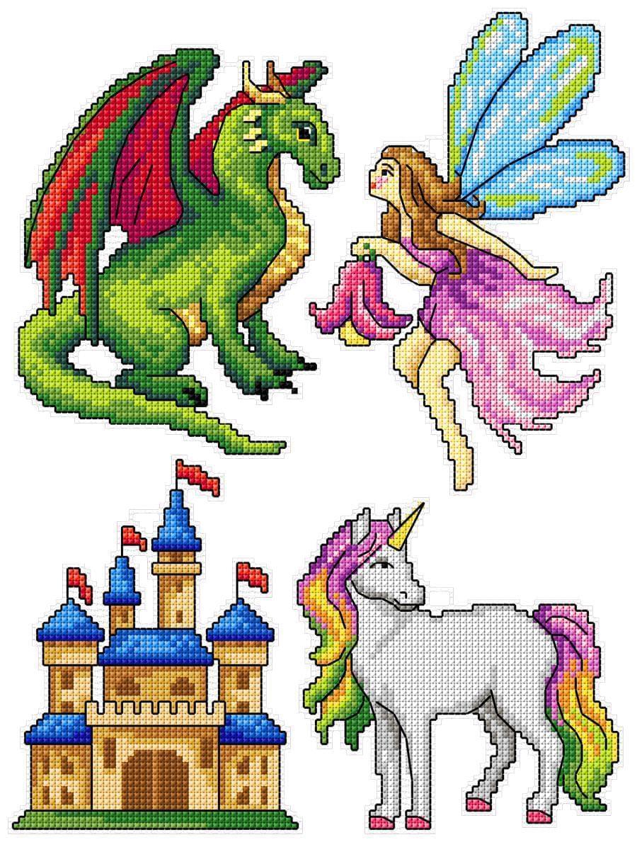 "Magic Heroes" 123CS Counted Cross-Stitch Kit