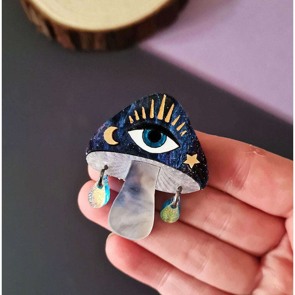 Magic Mushroom Pin by Cherryloco Jewellery 4