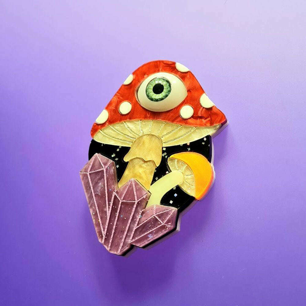 Magic Mushroom Necklace by Cherryloco Jewellery 2