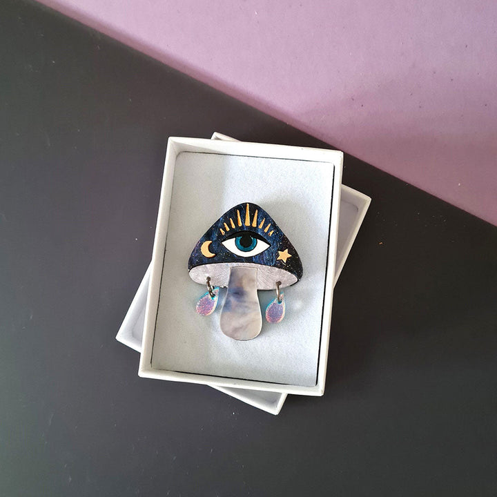 Magic Mushroom Pin by Cherryloco Jewellery 3