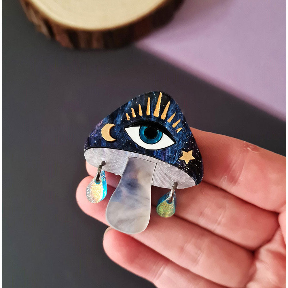 Magic Mushroom Pin by Cherryloco Jewellery 4