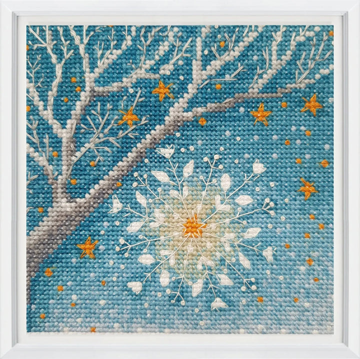Magic snowflake of wishes C381 Counted Cross Stitch Kit