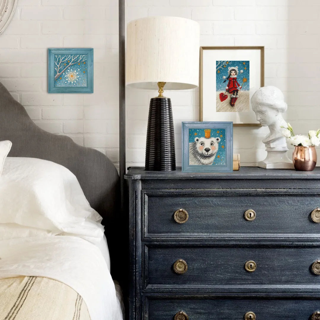 Magic snowflake of wishes C381 Counted Cross Stitch Kit