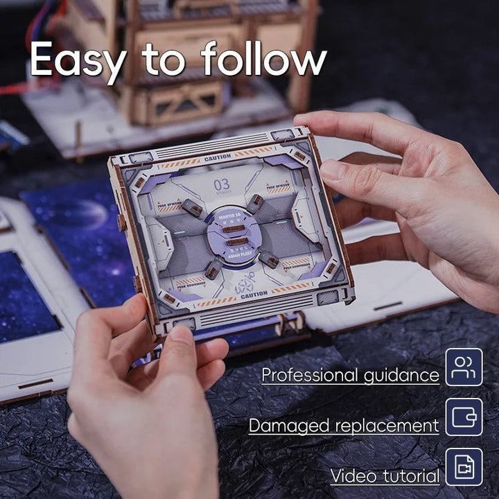 Book Nook Wizardi Miniature - Catching the Droplet Roombox Kit