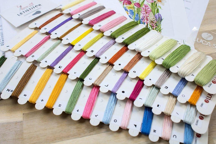 March Bouquet B2388L Counted Cross-Stitch Kit