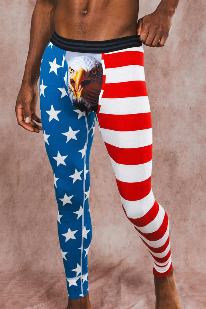 The Mascot | American Flag Ball Hammock® Long Johns